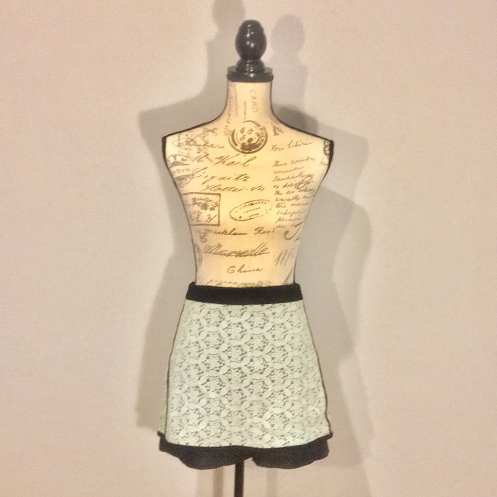 Tibi Skort- Teal
